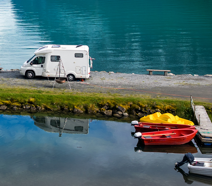 frontal fibrosing Campervan